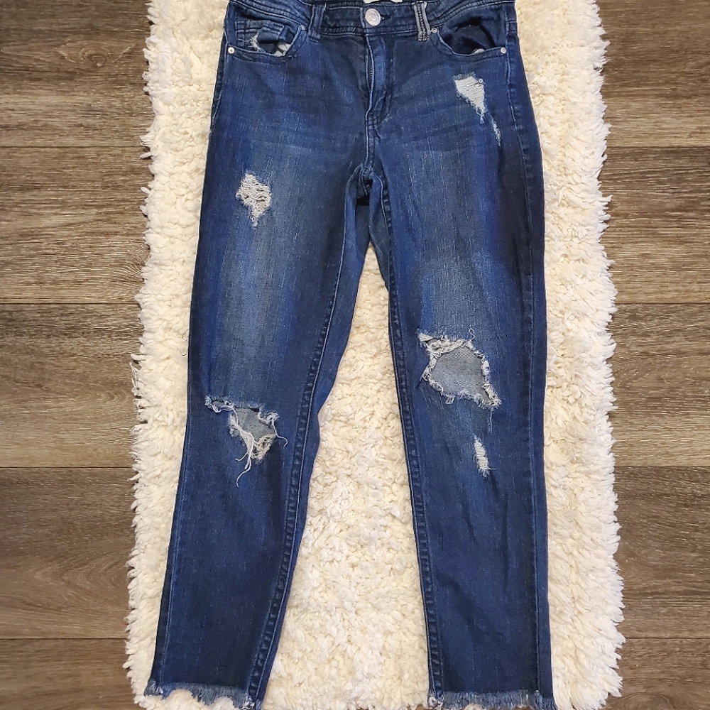 Sky And Sparrow Distressed Jeans - Picture 8 of 9